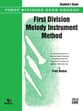 FIRST DIVISION MELODY INST ST BK cover